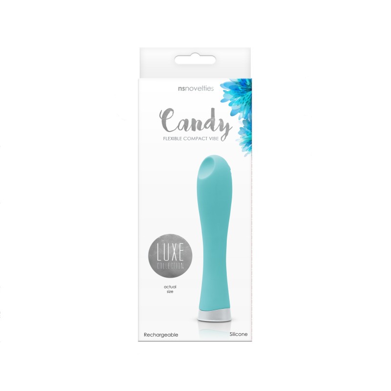 Luxe Candy Flexible Compact Vibe  - Turquoise
